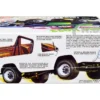 Skill 2 Model Kit Ford Bronco 4X4 Wild Hoss 1/25 Scale Model AMT AMT1304