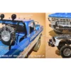 Skill 3 Model Kit 1971 Ford F-250 Custom Lifted 4x4 Pickup Truck 1/25 Scale Model by Moebius