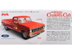 Skill 3 Model Kit 1972 Ford F-350 4x4 Tow Truck High Side Version 1/25 Scale Model by Moebius
