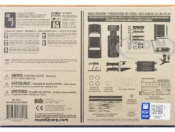 Skill 2 Model Kit 1961 Ford Galaxie Hardtop 3 in 1 Kit 1/25 Scale Model AMT AMT1430