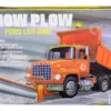 Skill 3 Model Kit Ford LNT-8000 Snow Plow Truck 1/25 Scale Model AMT AMT1178