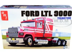 Skill 3 Model Kit Ford LTL 9000 Semi Tractor 1/24 Scale Model AMT AMT1238