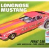 Skill 2 Model Kit 1969 Ford Mustang Longnose Funny Car "Gas Ronda" 1/25 Scale Model by AMT