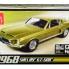 Skill 3 Model Kit 1968 Ford Mustang Shelby GT-500 1/25 Scale Model AMT AMT634
