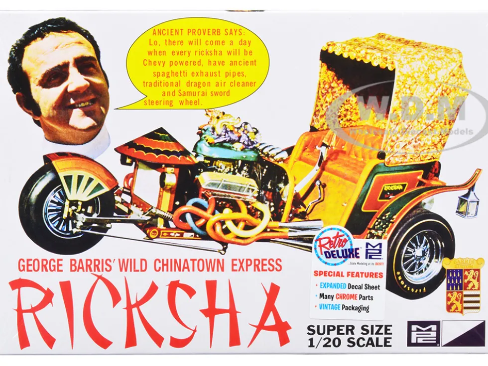 Skill 2 Model Kit George Barris' Wild Chinatown Express Ricksha 1/20 Scale Model MPC MPC965