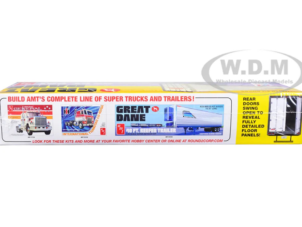 Skill 3 Model Kit Great Dane 40 Ft. Dry Goods Trailer 1/25 Scale Model AMT AMT1185