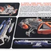 Skill 2 Model Kit Hawk Mark IX Spacecraft "Space: 1999" (1975-1977) TV Series 1/72 Scale Model by MPC
