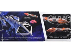 Skill 2 Model Kit Hawk Mark IX Spacecraft "Space: 1999" (1975-1977) TV Series 1/72 Scale Model by MPC