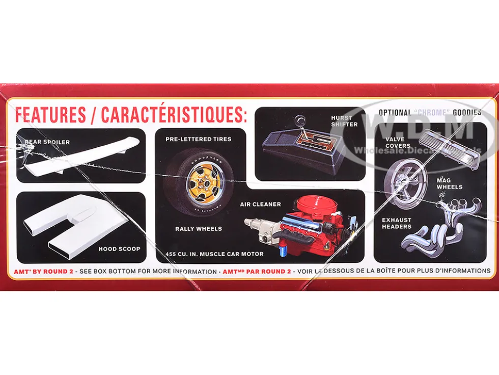 Skill 2 Model Kit 1969 Hurst Oldsmobile Cutlass 1/25 Scale Model by AMT