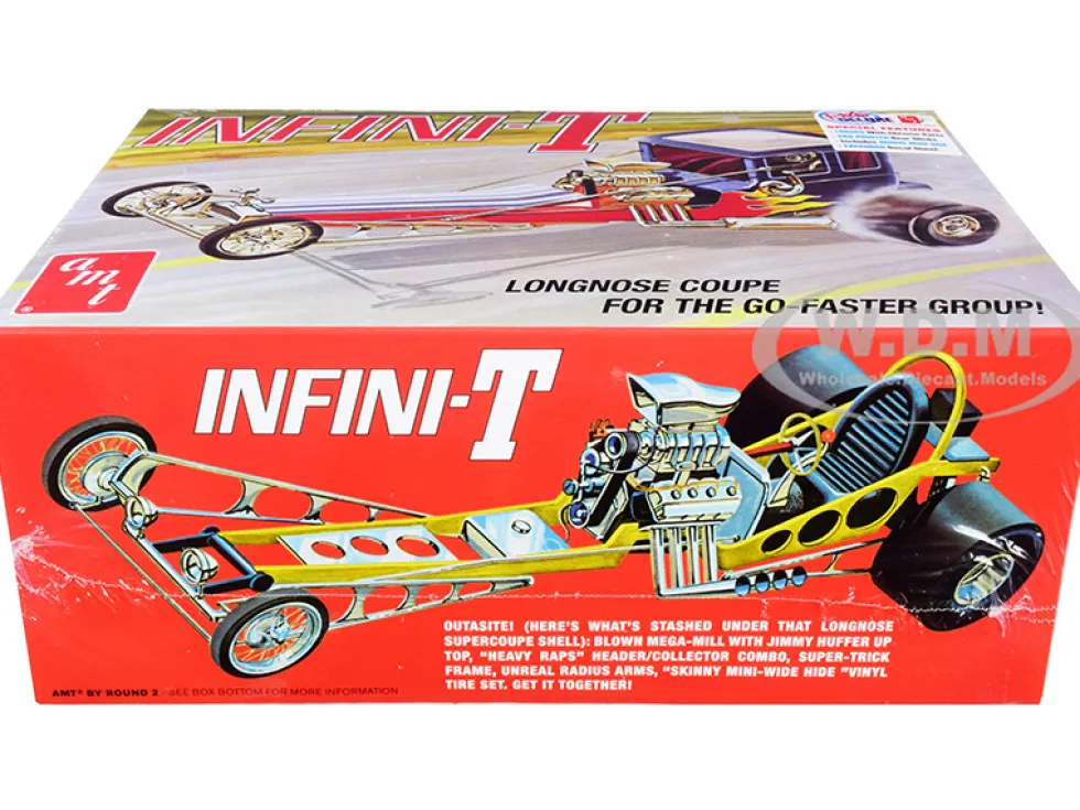 Skill 2 Model Kit Infini-T Custom Dragster 1/25 Scale Model AMT AMT1258