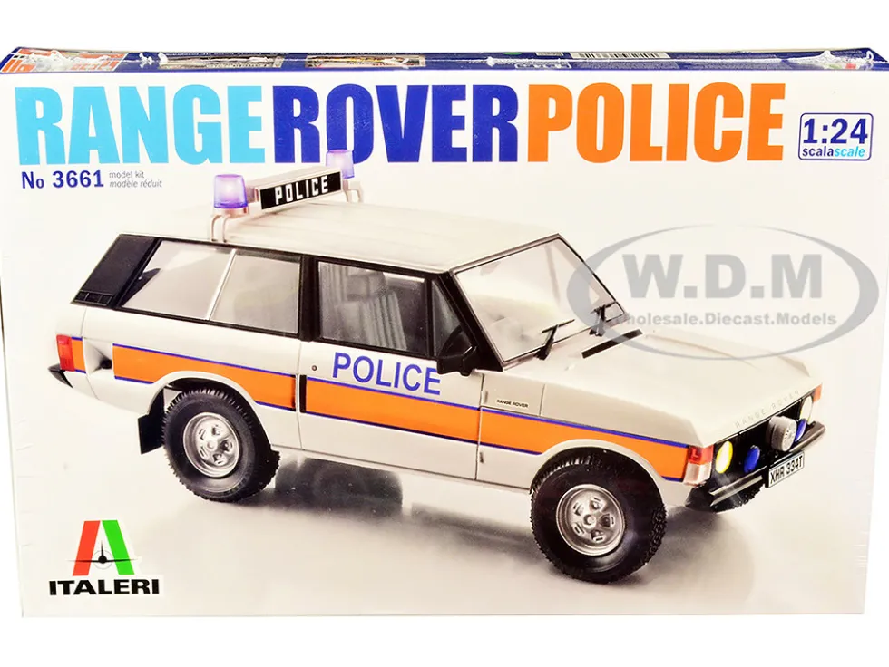Skill 3 Model Kit Land Rover Range Rover Police 1/24 Scale Model Italeri 3661