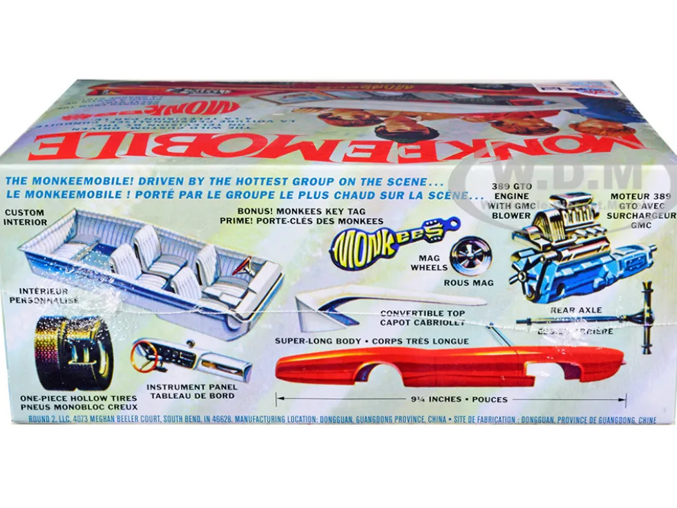 Skill 2 Model Kit Monkeemobile The Monkees 1966-1968 TV Series 1/25 Scale Model Car MPC MPC996M