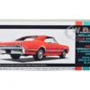 Skill 2 Model Kit 1966 Oldsmobile 442 W 30 Hardtop 1/25 Scale Model AMT AMT1432M