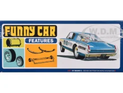 Skill 2 Model Kit 1966 Plymouth Barracuda Funny Car "Hemi Hustler" 1/25 Scale Model by AMT