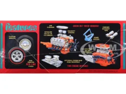 Skill 2 Model Kit 1969 Plymouth GTX Hardtop 1/25 Scale Model by AMT
