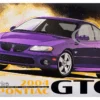 Skill 2 Model Kit 2004 Pontiac GTO 1/25 Scale Model by AMT