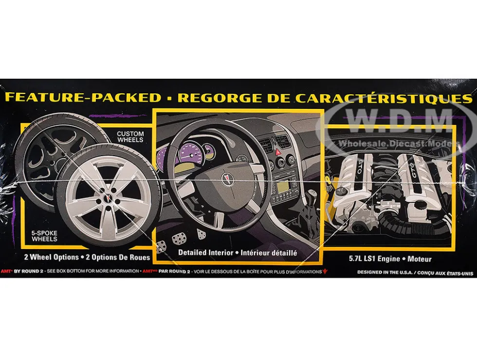 Skill 2 Model Kit 2004 Pontiac GTO 1/25 Scale Model by AMT