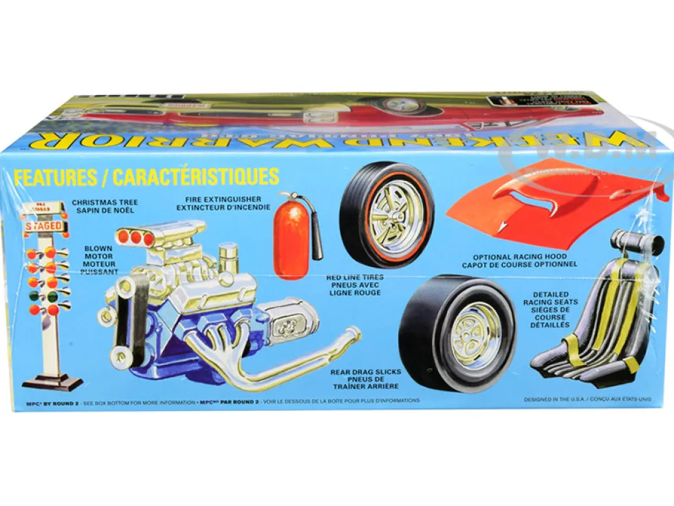 Skill 3 Model Kit 1967 Pontiac GTO Weekend Warrior 3 in 1 Kit 1/25 Scale Model MPC MPC918 M