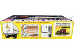 Skill 3 Model Kit Reefer Trailer 1/24 Scale Model AMT AMT1170
