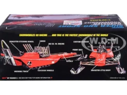 Skill 2 Model Kit Rupp Super Sno-Sport Snowmobile Dragster The World's First 1/20 Scale Model MPC MPC961