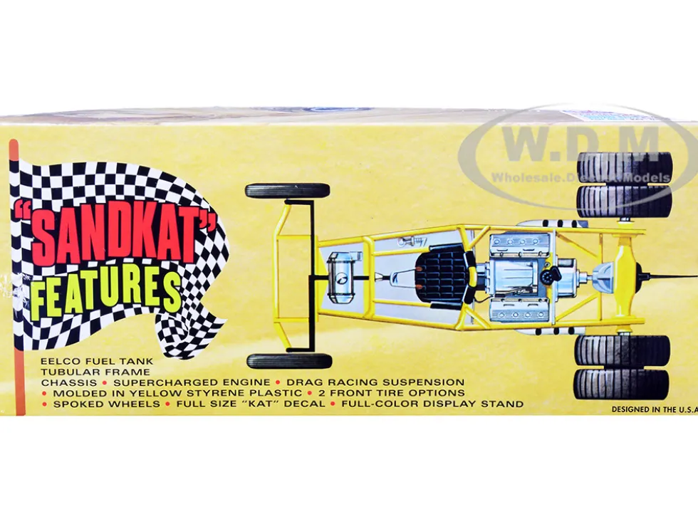 Skill 2 Model Kit Sandkat Dune Dragster 1/25 Scale Model AMT AMT1285