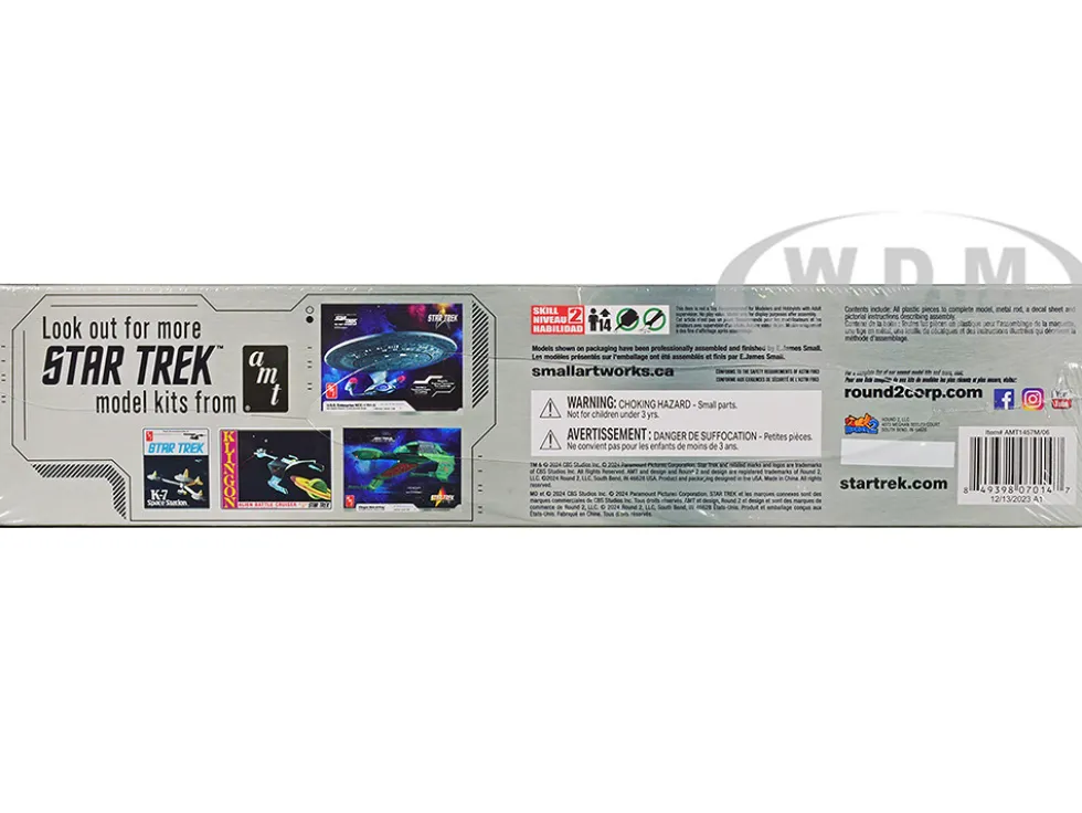 Skill 2 Model Kit U.S.S. Reliant NCC-1864 Space Craft "Star Trek II: The Wrath of Khan" (1982) Movie 1/537 Scale Model by AMT
