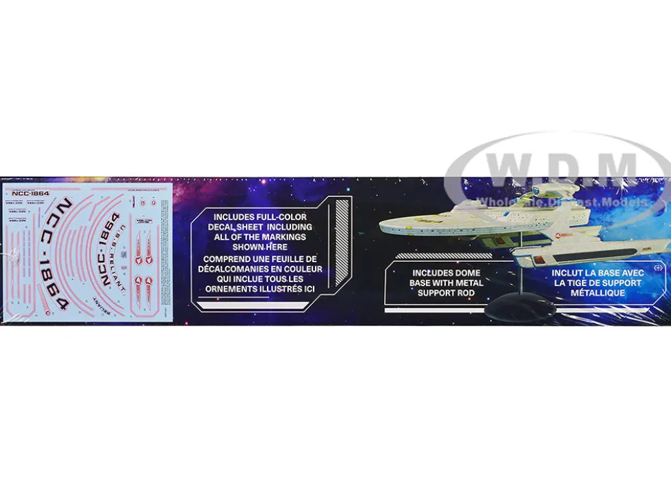 Skill 2 Model Kit U.S.S. Reliant NCC-1864 Space Craft "Star Trek II: The Wrath of Khan" (1982) Movie 1/537 Scale Model by AMT