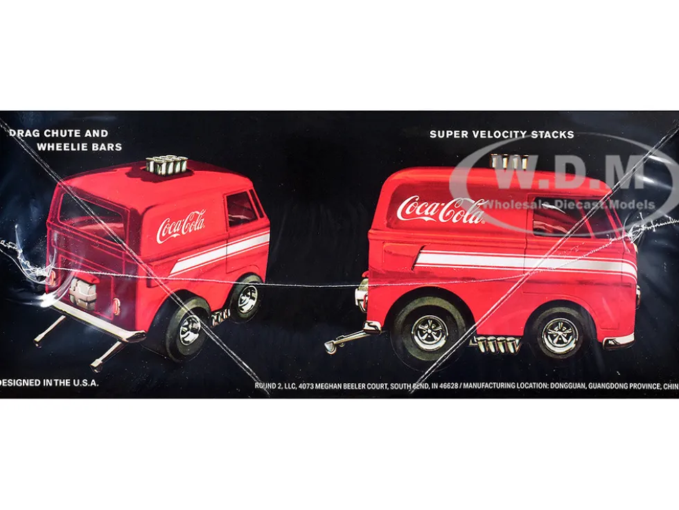 Skill 2 Model Kit Volkswagen Van Show Rod "Coca-Cola" 1/25 Scale Model by AMT