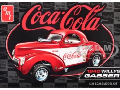 Skill 2 Model Kit 1940 Willys Coupe "Coca-Cola Race Team" 1/25 Scale Model by AMT