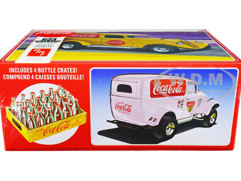 Skill 2 Model Kit 1933 Willys Panel Truck Coca Cola 1/25 Scale Model AMT AMT1406M