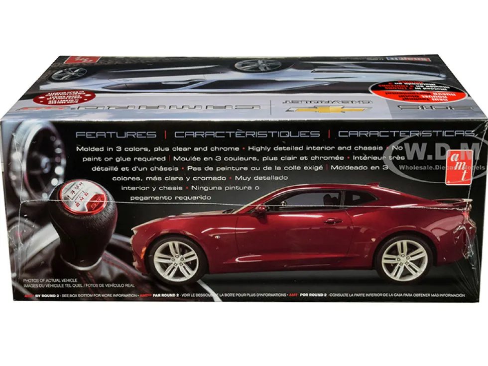 Skill 1 Snap Model Kit 2016 Chevrolet Camaro SS 1/25 Scale Model AMT AMT982 M