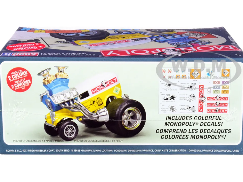 Skill 1 Snap Model Kit Custom Willys Panel Van Jail Breaker Monopoly 1/25 Scale Model MPC MPC946 M