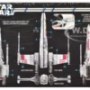Skill 2 Snap Model Kit Luke Skywalker X-Wing Fighter "Star Wars: A New Hope" (1977) Movie 1/63 Scale Model by MPC