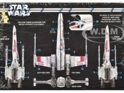 Skill 2 Snap Model Kit Luke Skywalker X-Wing Fighter "Star Wars: A New Hope" (1977) Movie 1/63 Scale Model by MPC