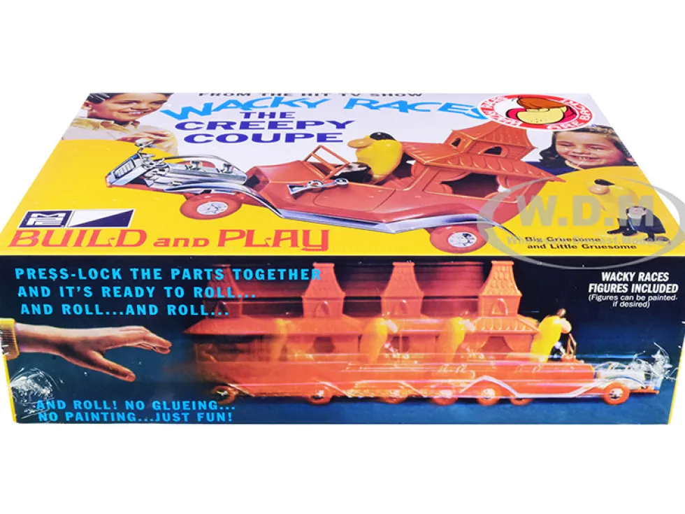 Skill 2 Snap Model Kit The Creepy Coupe Big Gruesome Little Gruesome Figurines Wacky Races 1968 TV Series 1/25 Scale Model MPC MPC936