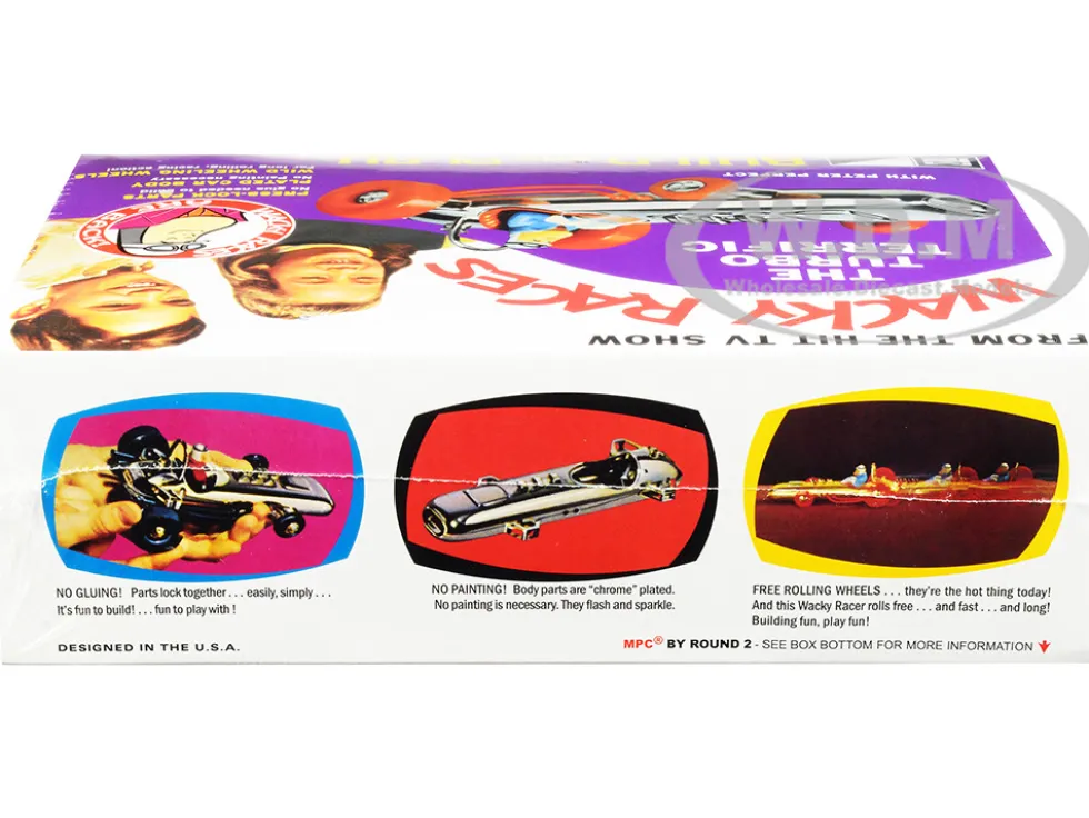 Skill 2 Snap Model Kit The Turbo Terrific Peter Perfect Figurine Wacky Races 1968 TV Series 1/25 Scale Model MPC MPC937