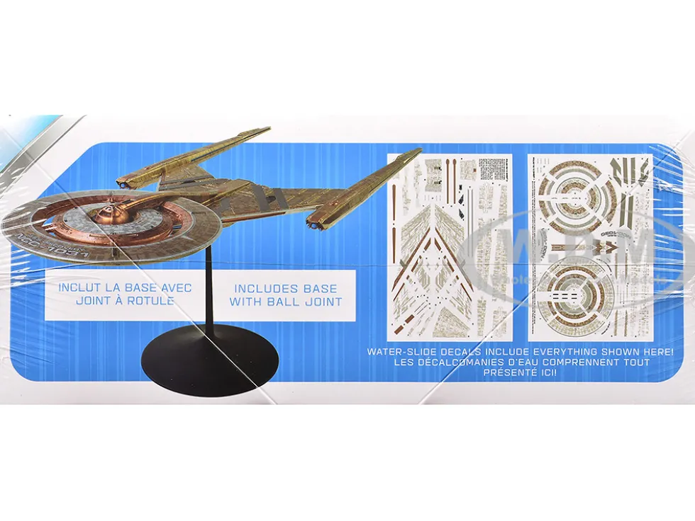 Skill 2 Snap Model Kit U.S.S. Discovery NCC-1031 Spacecraft "Star Trek: Discovery" (2017-2024) TV Series 1/2500 Scale Model by Polar Lights