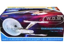 Skill 2 Snap Model Kit U.S.S. Enterprise NCC-1701 Refit Spaceship Star Trek II: The Wrath of Khan (1982) Movie 1/1000 Scale Model Polar Lights POL974M
