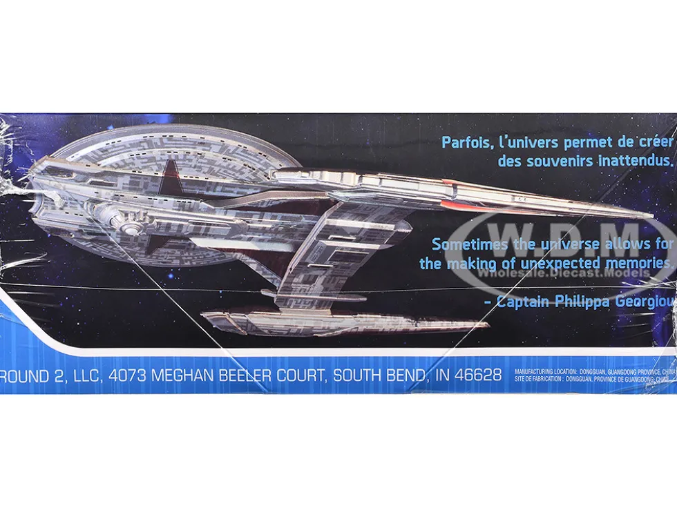 Skill 2 Snap Model Kit U.S.S. Shenzhou NCC-1227 Spacecraft "Star Trek: Discovery" (2017-2024) TV Series 1/2500 Scale Model by Polar Lights
