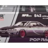 Skyline GT-R (R33) RHD (Right Hand Drive) Chameleon Chrome with Carbon Hood "APA XPO 2025 Exclusive" 1/64 Diecast Model Car by Pop Race
