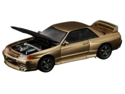Skyline GT-R R32 RHD (Right Hand Drive) Chrome Gold with Carbon Hood