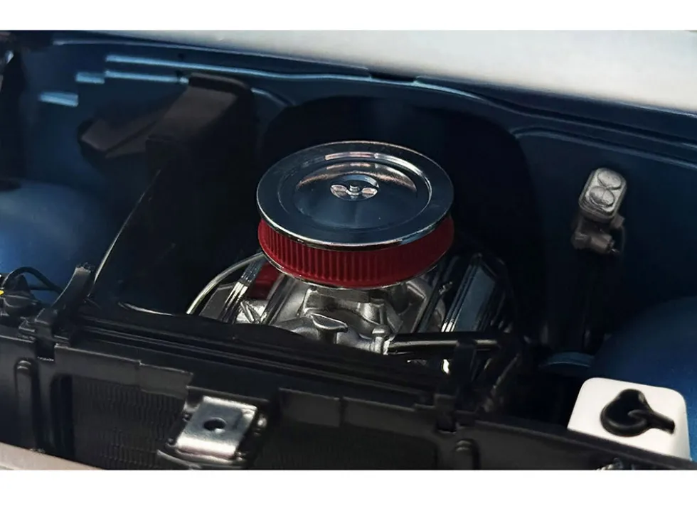 Small Block 350 Engine and Transmission Replica from "1967 Chevrolet K-10 Pickup Truck" 1/18 Model by ACME
