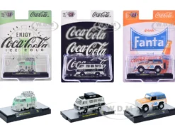 Sodas Set of 3 pieces Release 64 Limited Edition to 5400 pieces Worldwide 1/64 Diecast Model Cars by M2 Machines