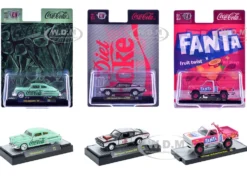 Sodas Set of 3 pieces Release 60 Limited Edition to 10000 pieces Worldwide 1/64 Diecast Model Cars by M2 Machines