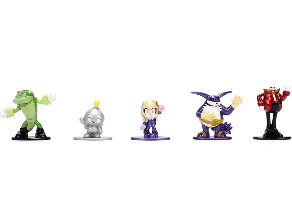 Sonic The Hedgehog Set of 18 Diecast Figures Wave 2 "Nano Metalfigs" Series Diecast Models by Jada