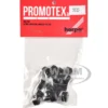 6-Spoke Rear Wheelset Set of 8 pieces 1/87 (HO) Plastic Model by Promotex