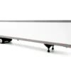 53' Spread Axle Dry Van Trailer White 1/87 (HO) Plastic Model Car by HO Logistics