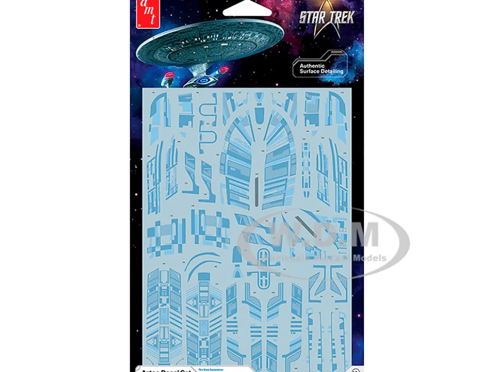 Star Trek: The Next Generation U.S.S. Enterprise NCC-1701-D Aztec Decal Set 1/1400 Scale by AMT