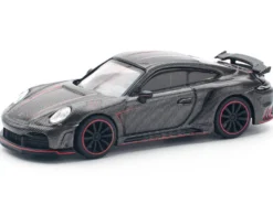 992 Stinger GTR Carbon Edition with Red Accents 1/64 Diecast Model Car by Pop Race