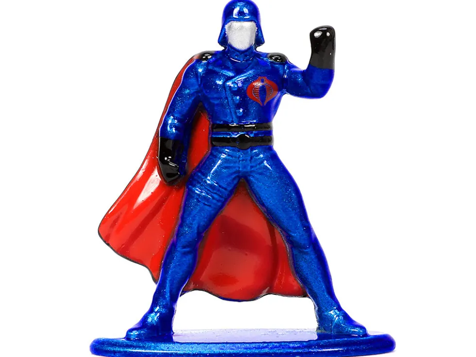 Stinger with Missile Launcher Cobra Commander Diecast Figurine G.I. Joe Hollywood Rides Series 1/32 Diecast Model Car Jada 33085